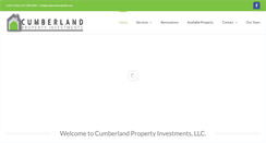 Desktop Screenshot of cumberlandpropertyinvestments.com