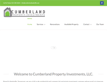 Tablet Screenshot of cumberlandpropertyinvestments.com